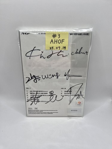 Ahof who are signed promo - who,